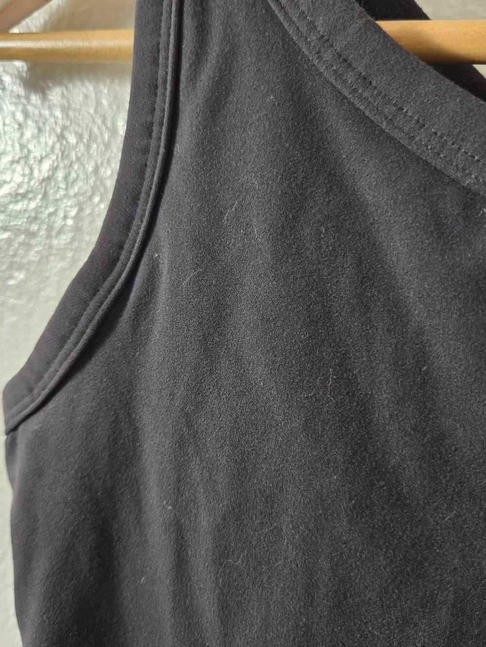 All In Motion Active Black One-Shoulder Cropped Tank Top